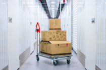 Client charge un box de stockage